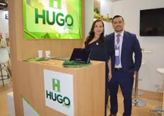 Hugo Fruit owners Maria Jose and Hugo Castro export bananas and sell ethylene absorbents used in the export of bananas from Ecuador.